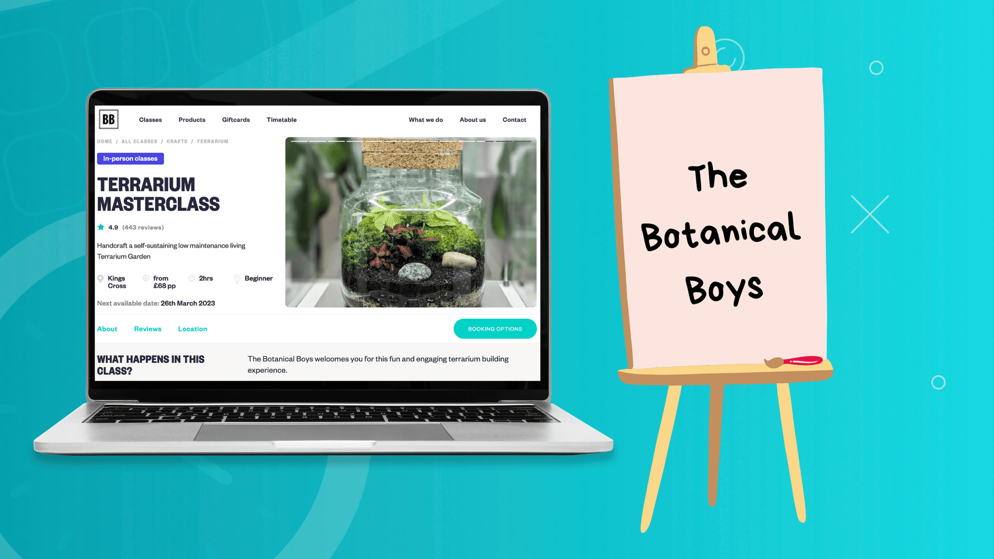 Baluu supports The Botanical Boys in opening their new shop!